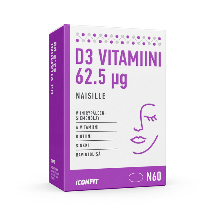 ICONFIT D3 vitamīns 2500 IU (90 kapsulas)