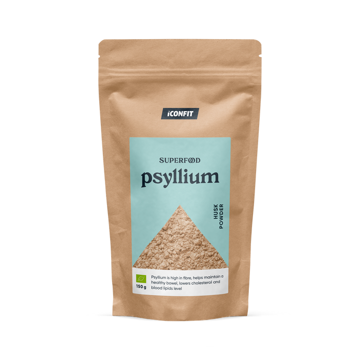 ICONFIT Økologisk Psylliumskalpowder (150g)