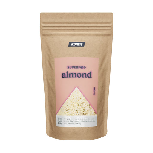 iconfit-almond-flour - 3D kraft stand-up pouch