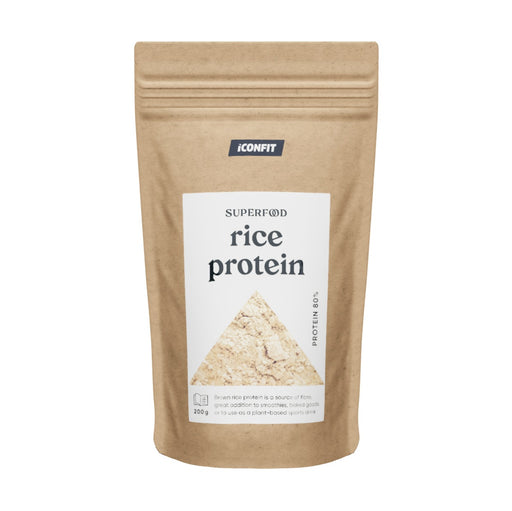 iconfit-brown-rice-protein - 3D kraft stand-up pouch