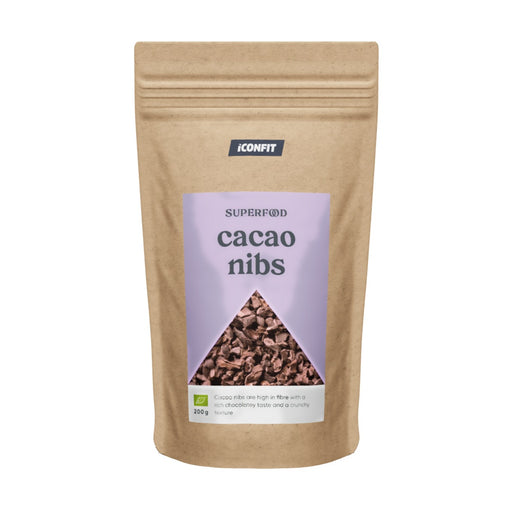 iconfit-organic-raw-cacao-nibs - 3D kraft stand-up pouch