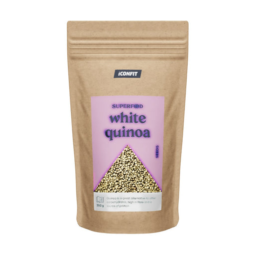 iconfit-white-quinoa-seeds - 3D kraft stand-up pouch