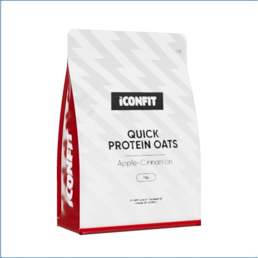 ICONFIT Quick Protein Oats Apple-Cinnamon - 3D flat-bottom bag