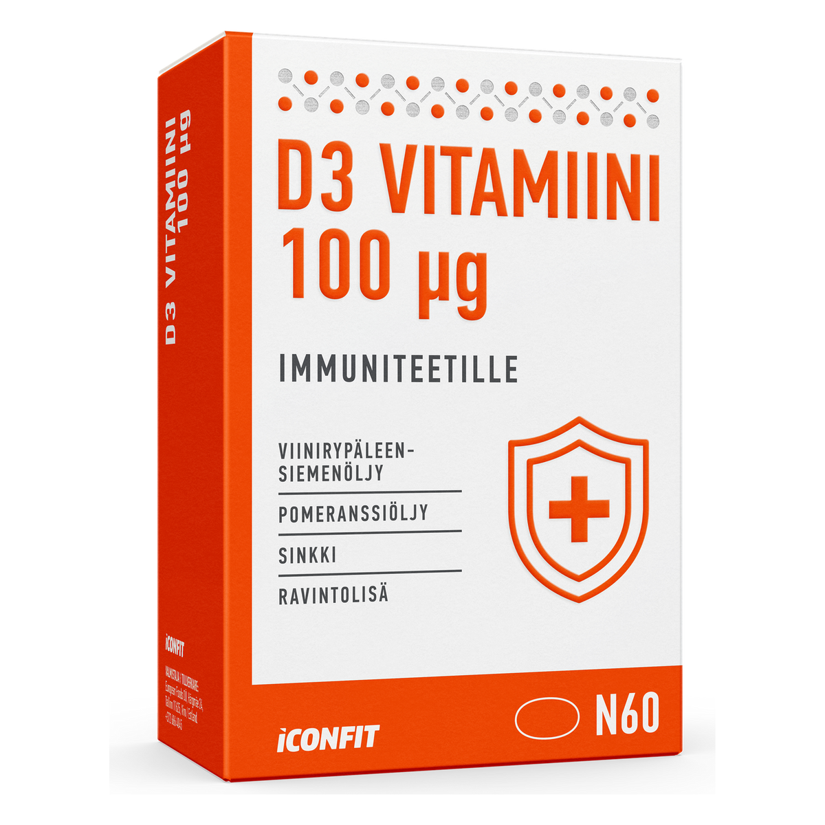 ICONFIT Vitamin D3 for immunity 4000 IU (60 kapslí)