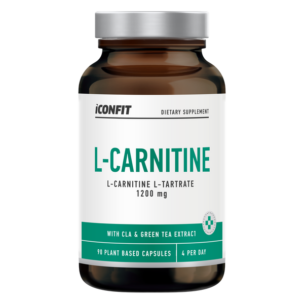 ICONFIT L-Carnitin med CLA og Grøn Te (90 kapsler)